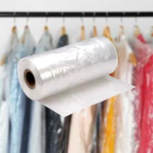 120 Gauge – Continuous Polythene Garment Roll 12.5 KG All Sizes