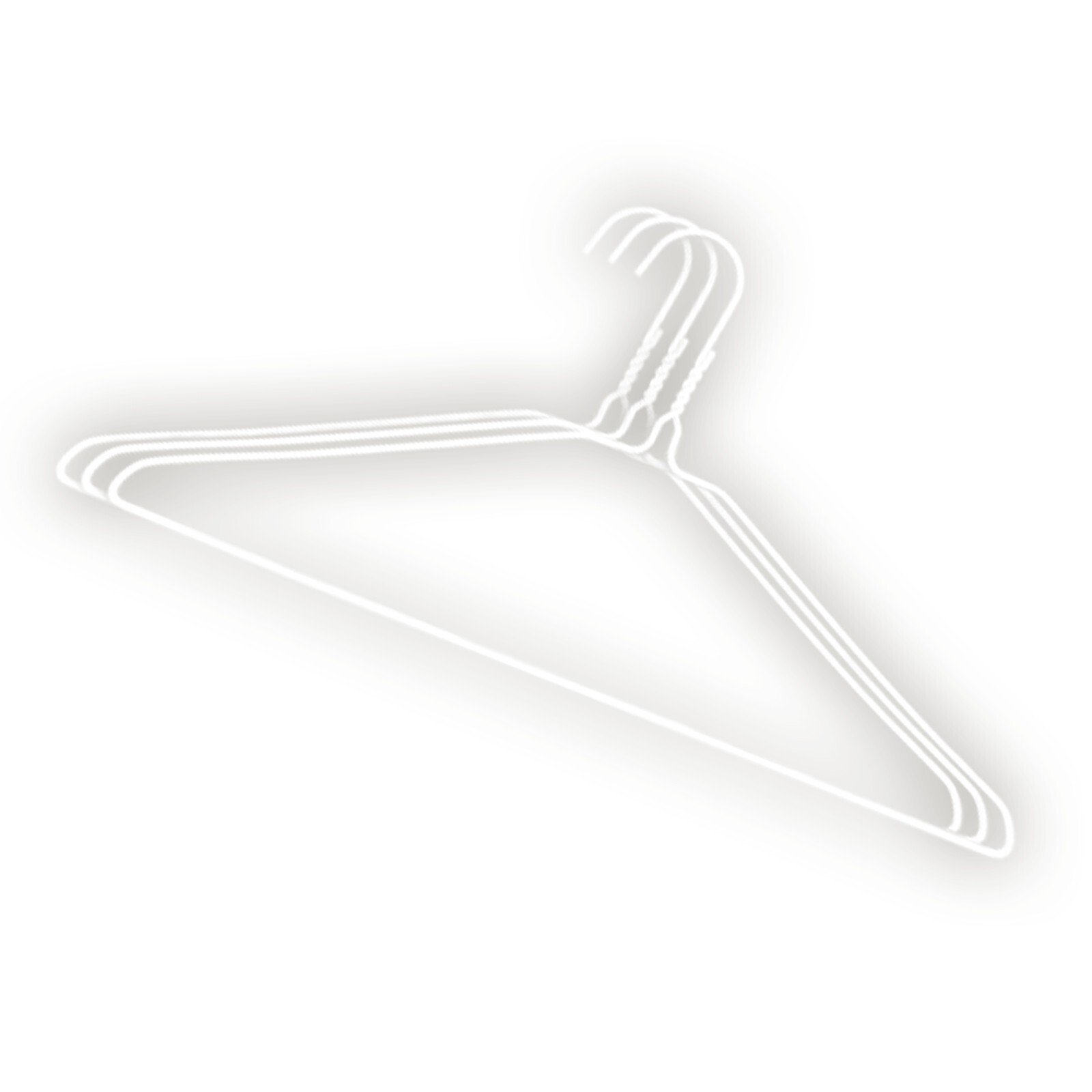 White Plain Hangers 13G, Box Of 500 - Image 2