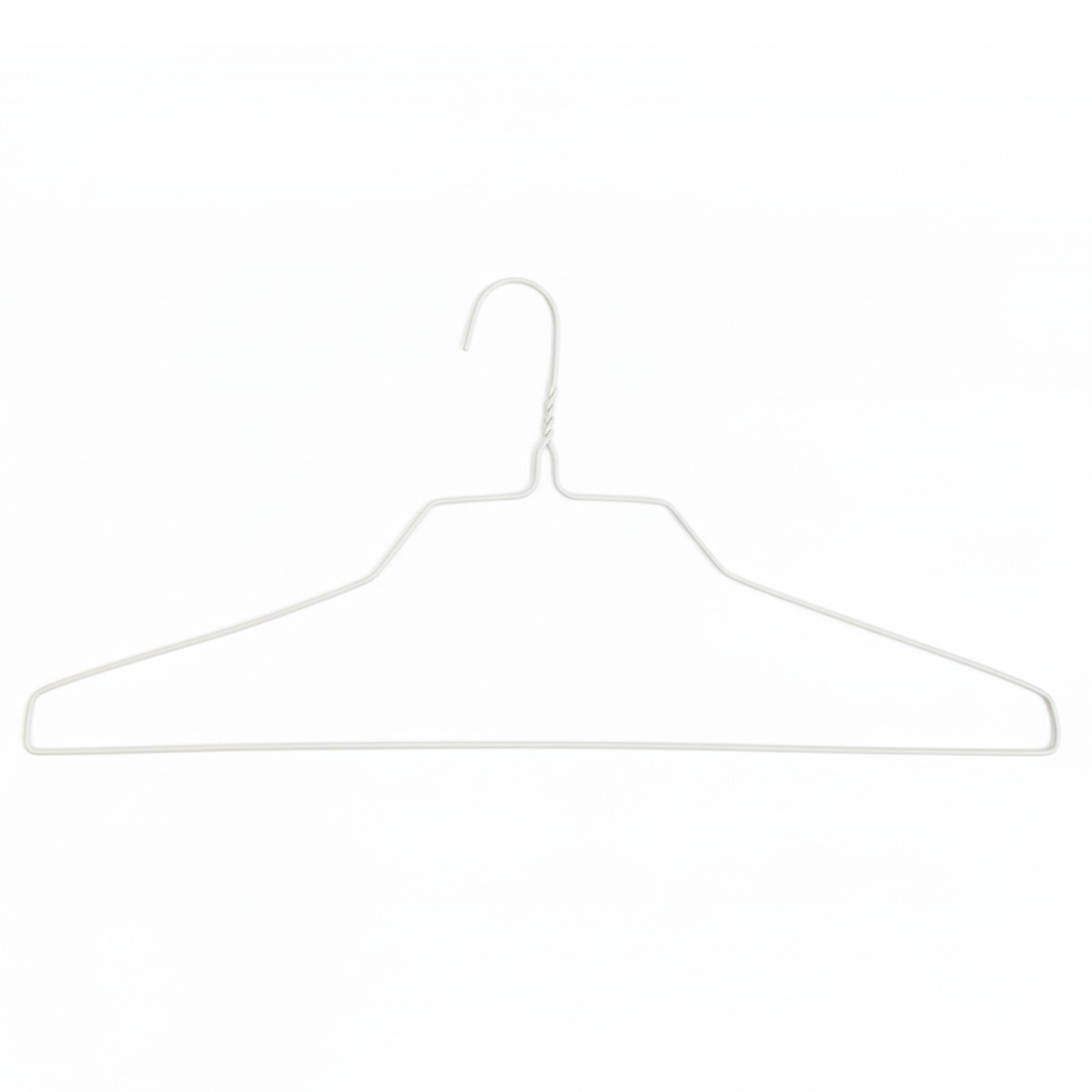 White Shirt Hangers 14G, Box Of 500 ( Special offer ) - Image 2