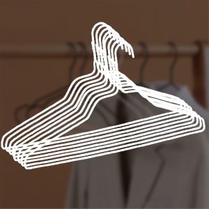White Shirt Hangers 14G, Box Of 500 ( Special offer )