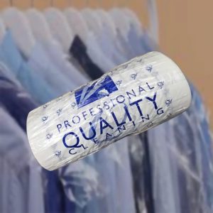 Blue - Bio White Continuous & Perforated Polythene Garment Roll, 12.5 KG, all sizes, 100G.