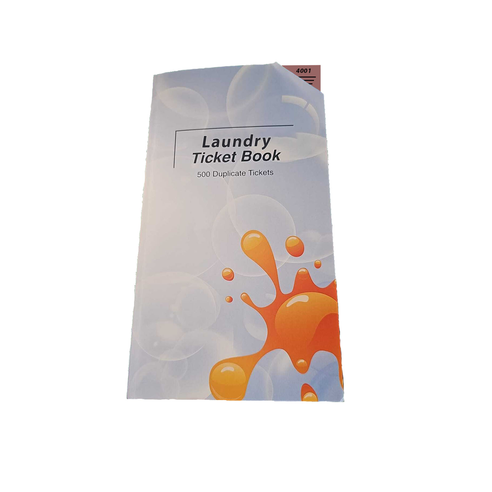 Laundry Ticket (Service Wash) Book: 500 Duplicate Tickets, All Colour, 1 Book - Image 8
