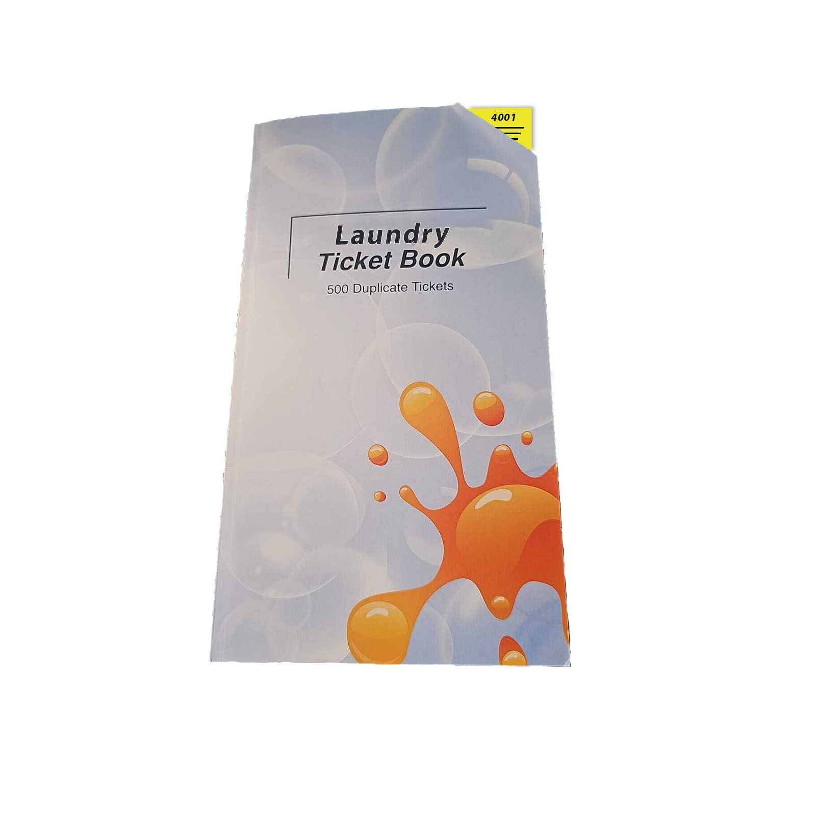 Laundry Ticket (Service Wash) Book: 500 Duplicate Tickets, All Colour, 1 Book - Image 3