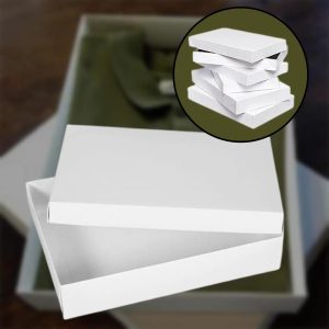 Laundry Boxes 6' Pack 50 Per Pack (50 Lids & 50 Base) 2' Lid Top