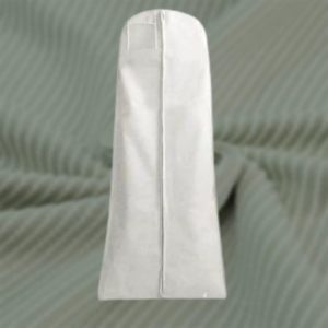 Single White Breathable Wedding Gown Dress Garment Cover Bag