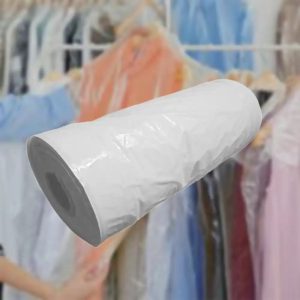 Bio White Continuous & Perforated Polythene Garment Roll, 12.5 KG, all sizes, 100G.