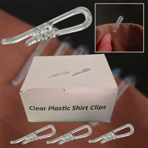 Shirt Clip Plastic / Clear 1000 Per Pack