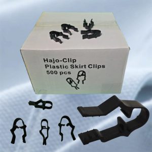 Skirt Clips Hajo Plastic 500 Per Box
