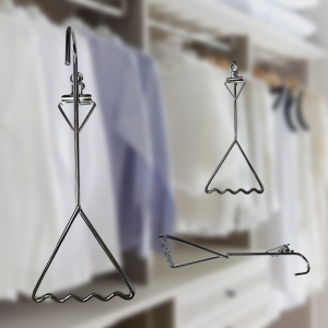 Assembly Single Hook With Clamp Reinfored Triangle + Ticket Holder
