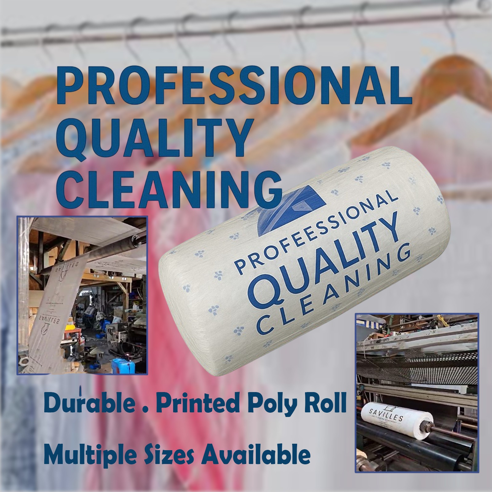 -------Our Manufacturing------- Personal Printing Continuous & Perforated Polythene Roll (Custom Minimum 10 Orders)