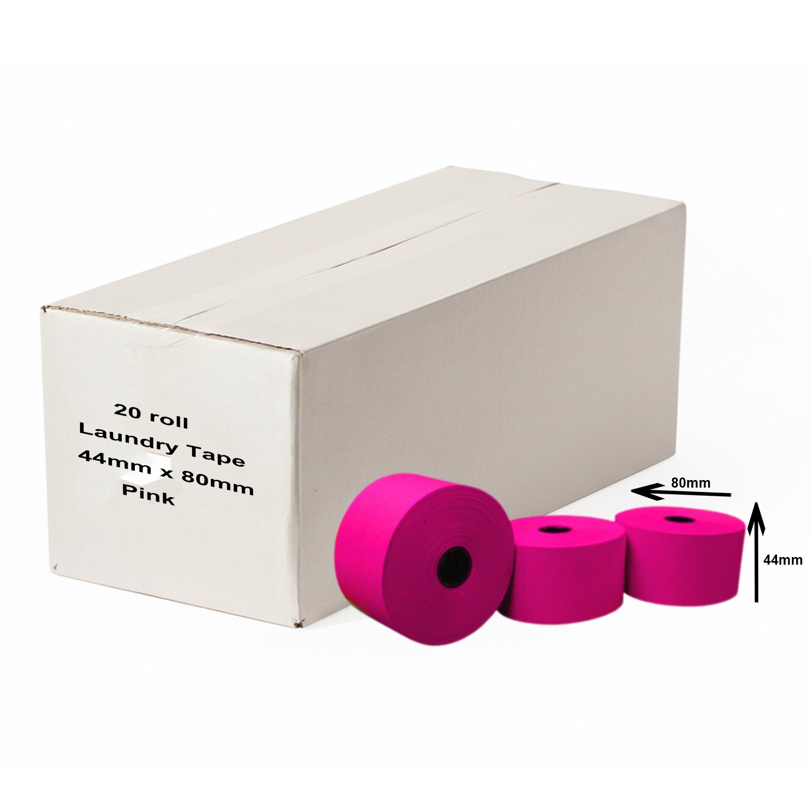 Till Roll All Colour 44mm x 80mm Laundry Tape Boxed 20 - Image 7