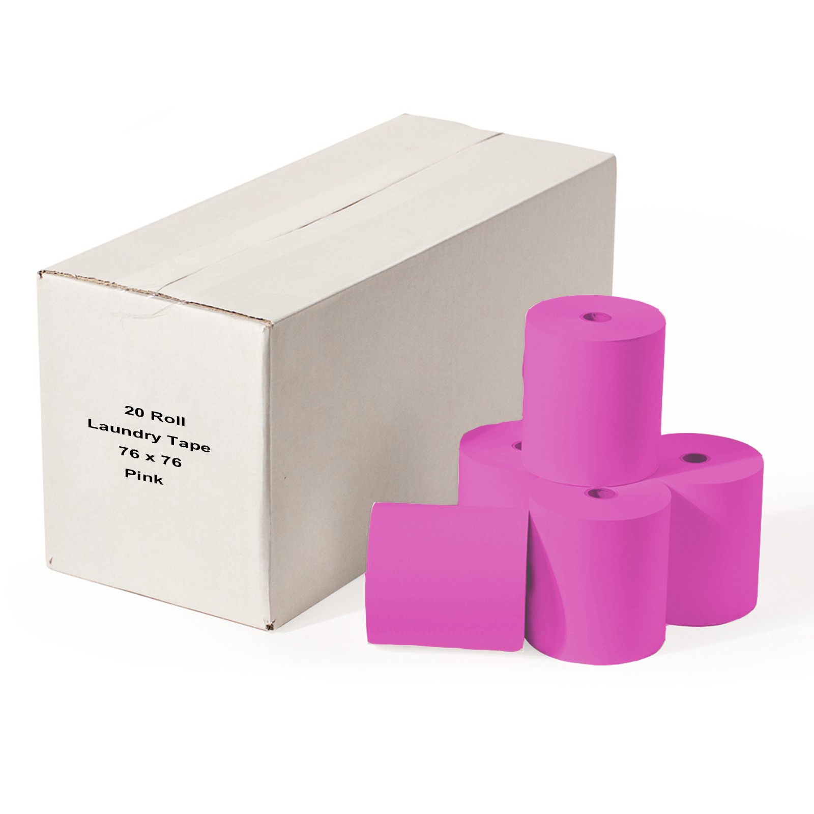 Till Roll All Colour 76mm x 76mm x Laundry Tape Boxed 20 - Image 3